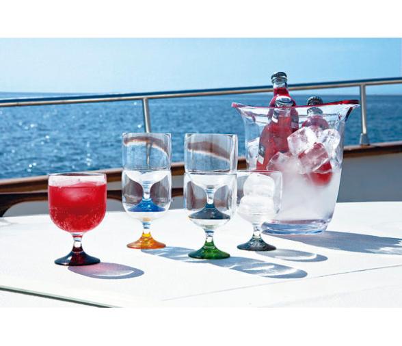 Marine Business Copa Vino Apilable Party Colors 6 unidades