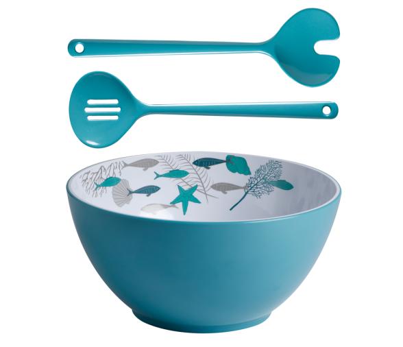 Marine Business Ensaladera Coastal con Cubiertos