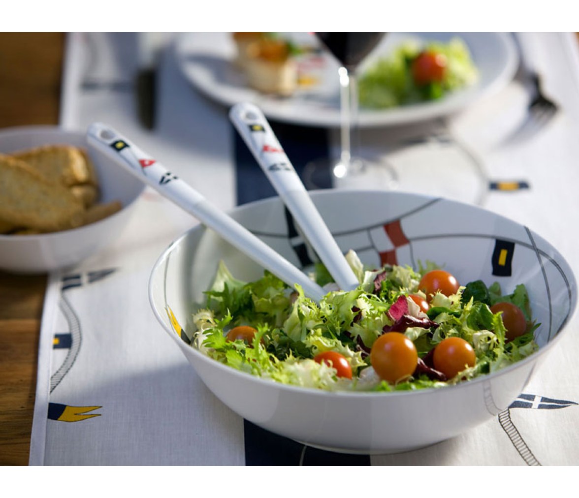 Marine Business Ensaladera con Cubiertos Regata