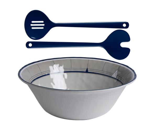 Marine Business Ensaladera Pacific con Cubiertos