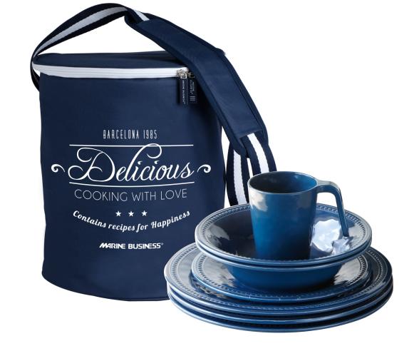 Marine Business Harmony Blue Pack 24 piezas + cesta