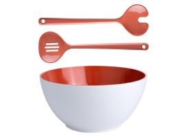 Marine Business Harmony Coral Ensaladera con cubiertos de servicio