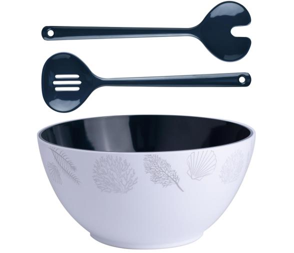 Marine Business Living Ensaladera con Cubiertos de Servicio
