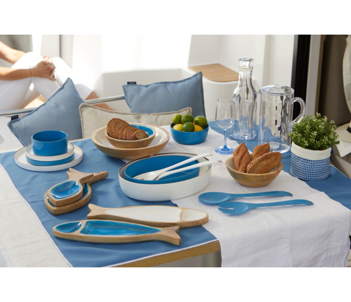 Marine Business Maldivas Ensaladeras Ovaladas 2 ud Azul