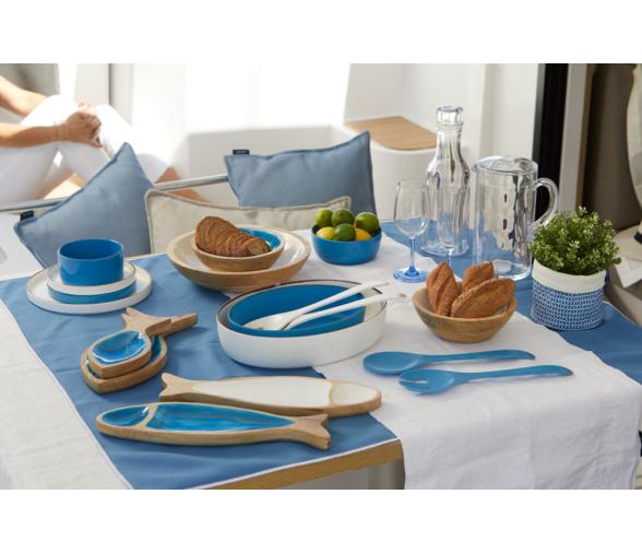 Marine Business Maldivas Ensaladeras Ovaladas 2 ud Ivory