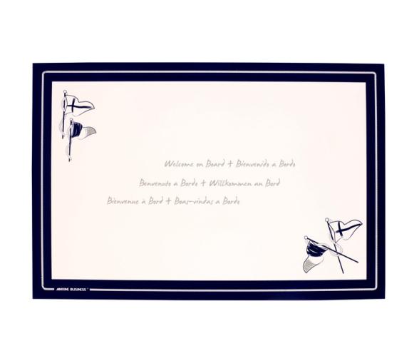 Marine Business Manteles Individuales Welcome on Board 6 U