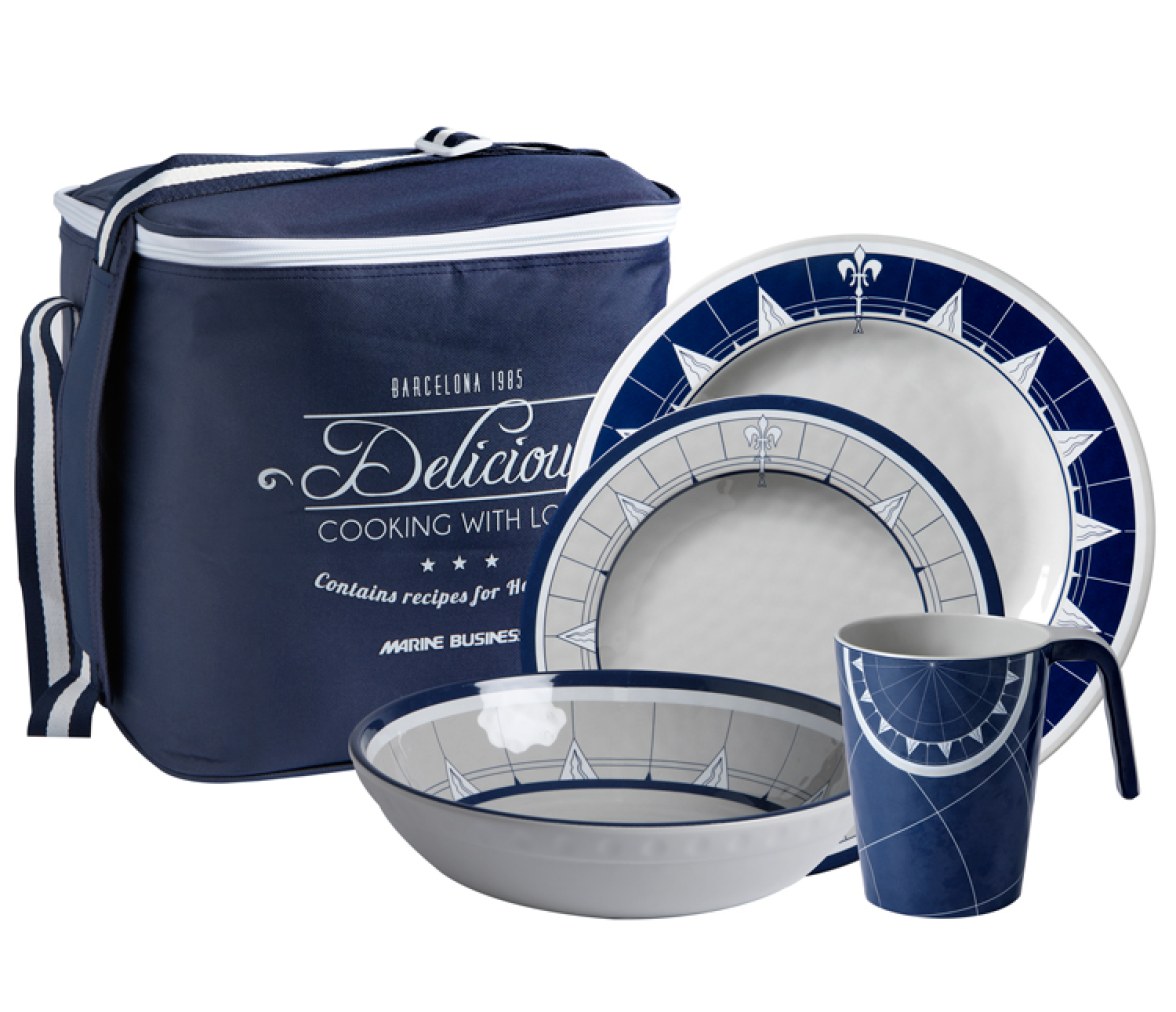 Marine Business Pacific Pack 16 piezas + cesta