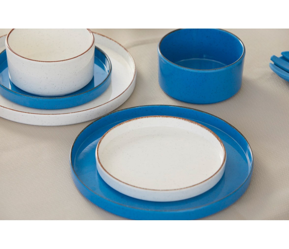 Marine Business Maldivas Plato Llano 6 ud Azul