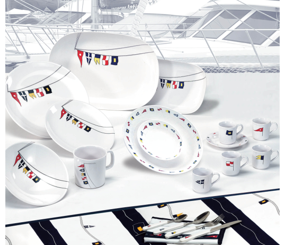 Marine Business Plato Llano Antideslizante Regata 6 Un.