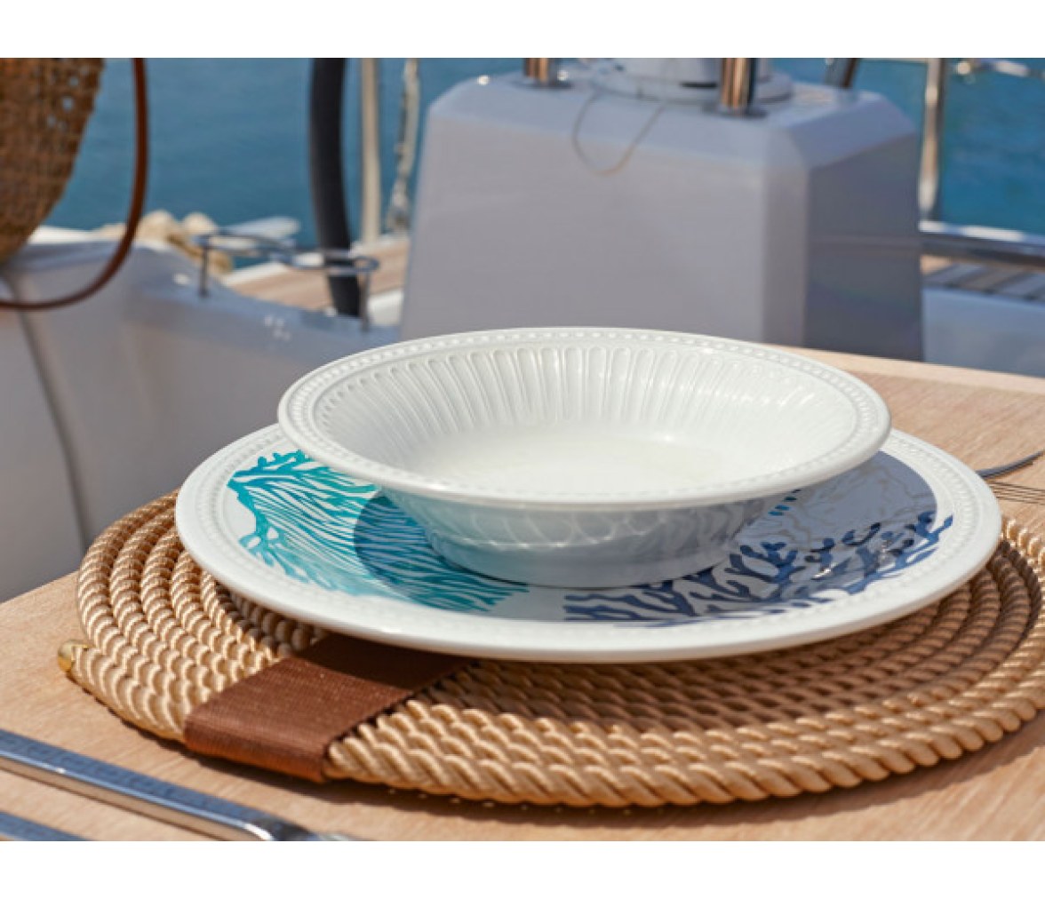 Marine Business Plato Melamina Postre Harmony Mare