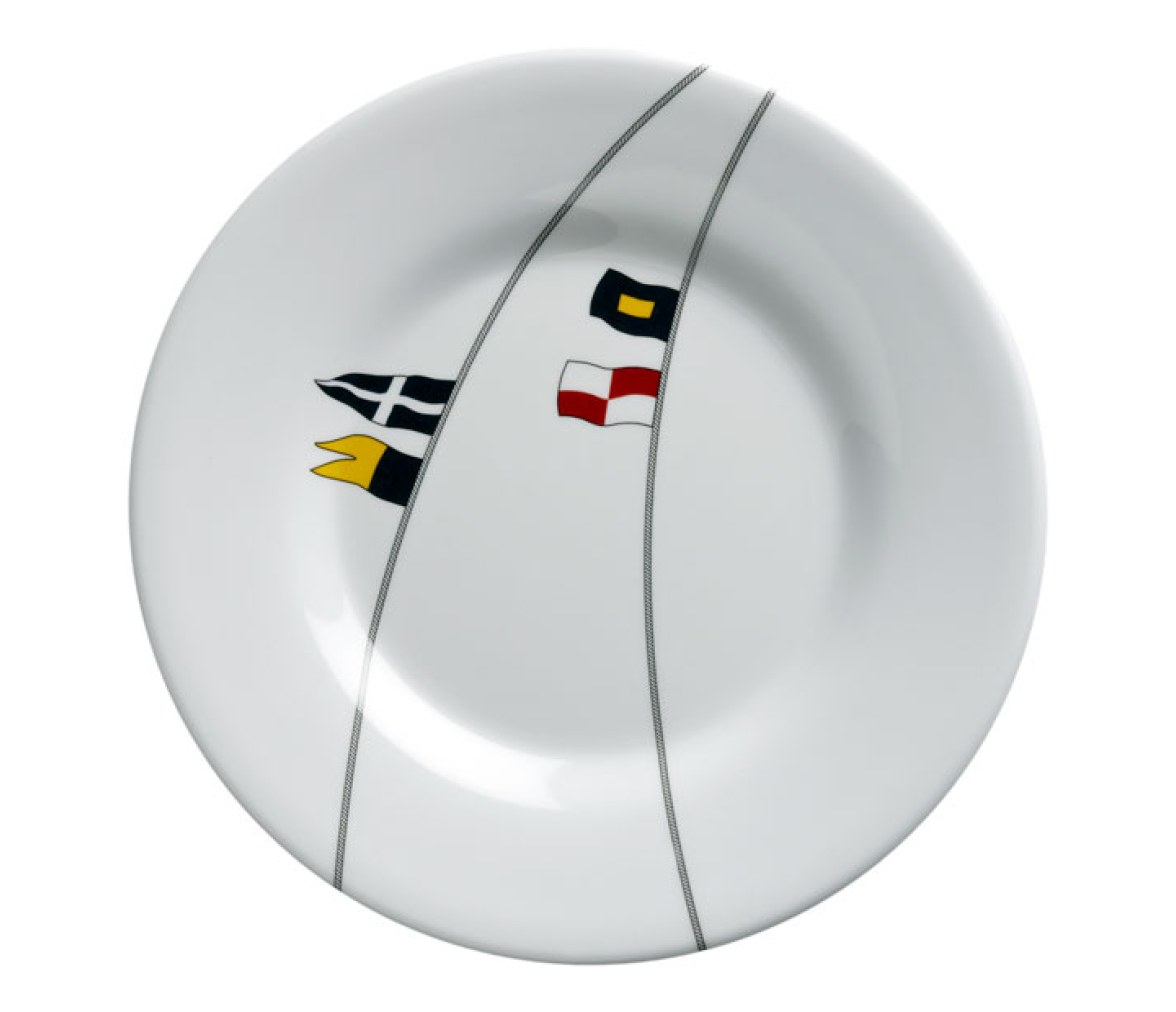 Marine Business Plato Postre Antideslizante Regata 6 Un.