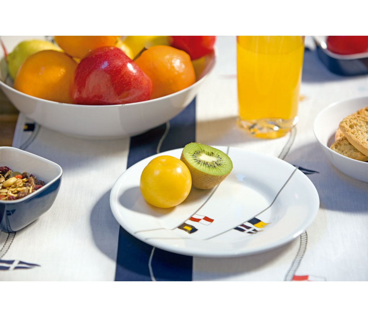 Marine Business Plato Postre Antideslizante Regata 6 Un.