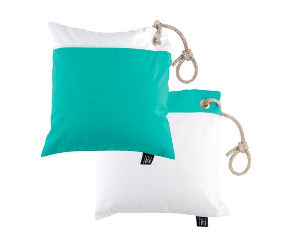 Marine Business Set Cojines Anti-Viento Con Cabo Beige, Waterproof Azul