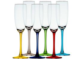 Marine Business Set Copas Champagne Colores Party 6 unidades
