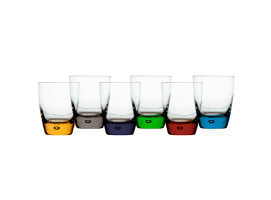 Marine Business Colored Water Glass Party 6 pieces