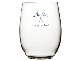 Marine Business Welcome On Board 6 Units Anti-Slip Beverage Glass