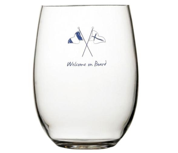 Marine Business Vaso de Refresco Antideslizante Welcome On Board 6 Uds