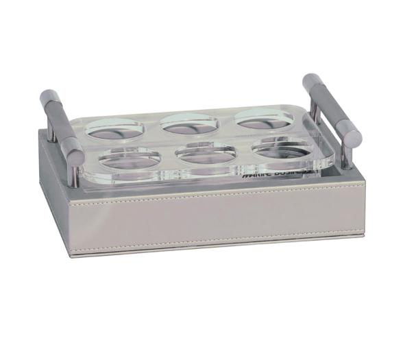 Marine Business Waves Bandeja Polipiel Portachupitos Beige