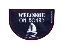Marine Business Welcome Alfombra Antideslizante Forma Media Luna Regatta