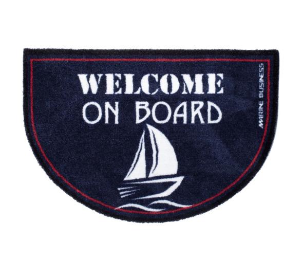 Marine Business Welcome Alfombra Antideslizante Forma Media Luna Regatta