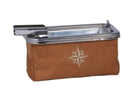 Marine Business Windproof Cenicero Rectangular Ante Camello