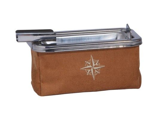 Marine Business Windproof Cenicero Rectangular Ante Camello