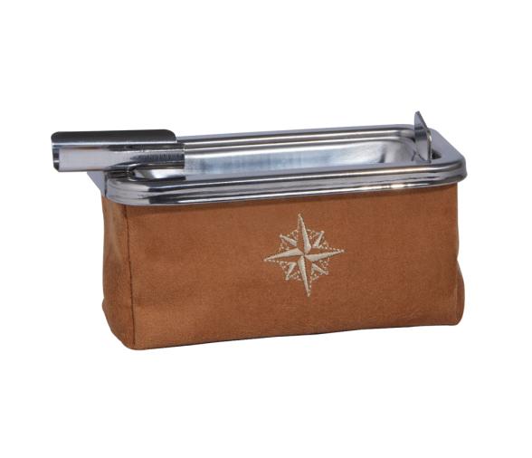 Marine Business Windproof Cenicero Rectangular Ante Camello