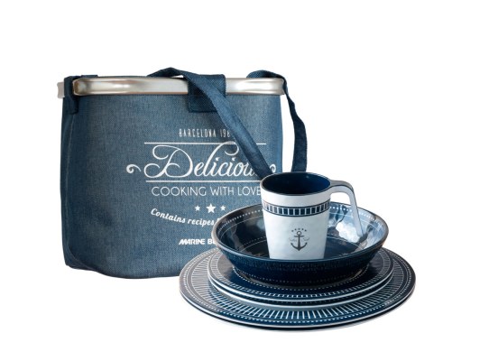 Marine Business Pack Vajilla 16 piezas Sailor