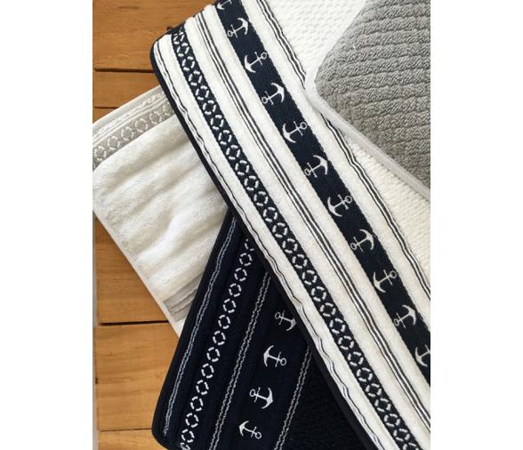 Marine Business Alfombrita Antideslizante Blanca Anchors, Santorini