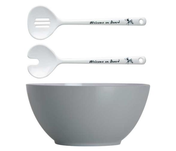 Marine Business Ensaladera con Cubiertos Welcome On Board