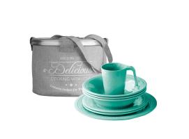 Marine Business Pack Vajilla 4 Servicios Harmony - Acqua