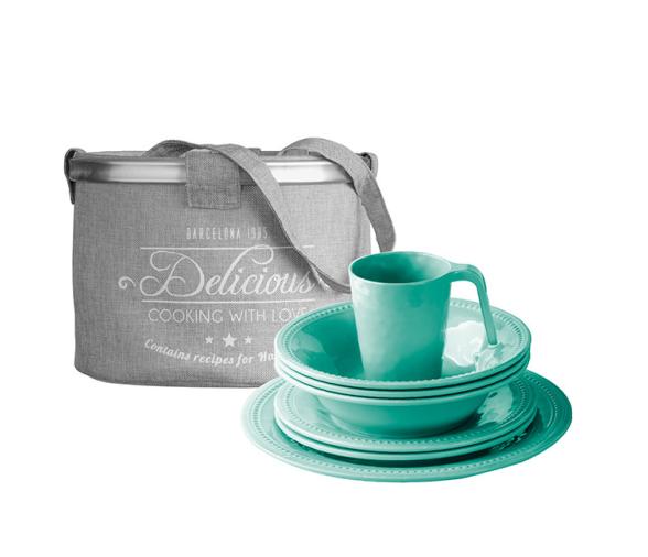 Marine Business Pack Vajilla 4 Servicios Harmony - Acqua