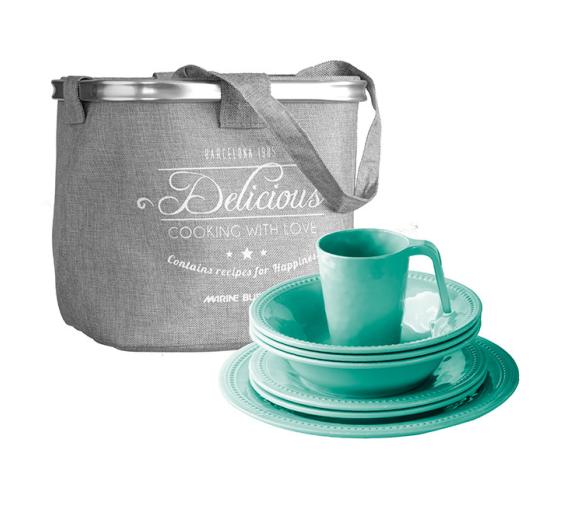 Marine Business Pack Vajilla 6 Servicios Harmony - Acqua