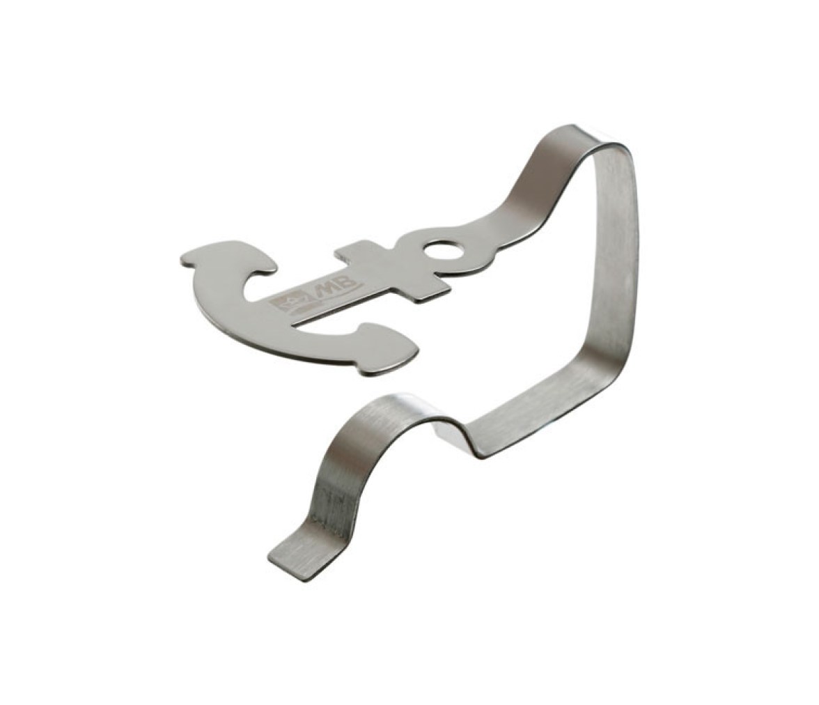 Marine Business 4 Pinzas Mantel Acero Inoxidable
