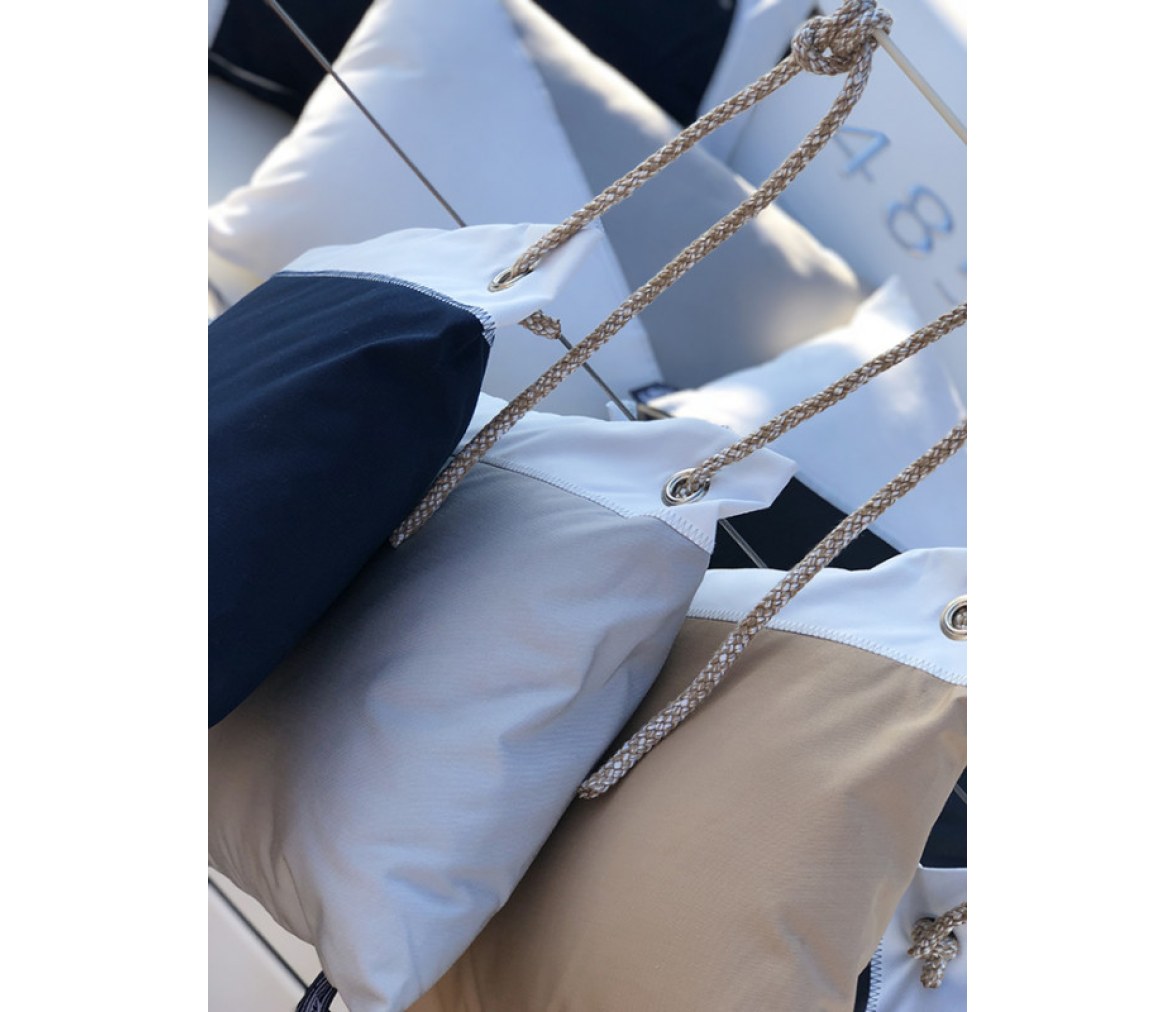 Marine Business Set Cojines Anti-Viento con Cabo Azul, Waterproof