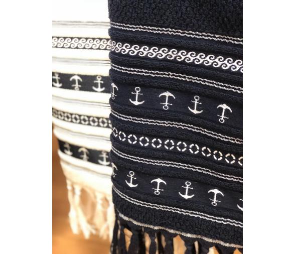 Marine Business Set de Toallas 3 pz. Azul Anchors, Santorini