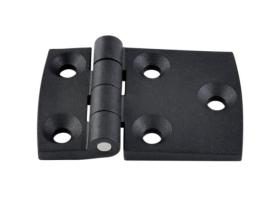 Marinetech Bisagra Asimétrica Plástico Negra