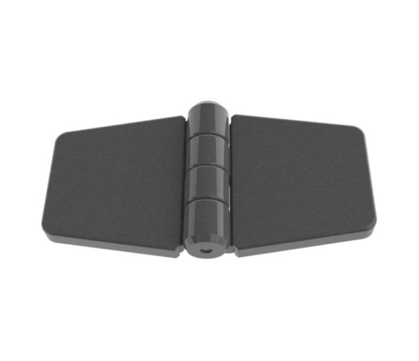 Marinetech Bisagra Cubierta Plástico Negra