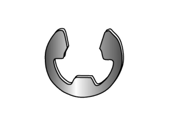 Blister Circlip Arandela Retención Acero Inoxidable DIN 6799