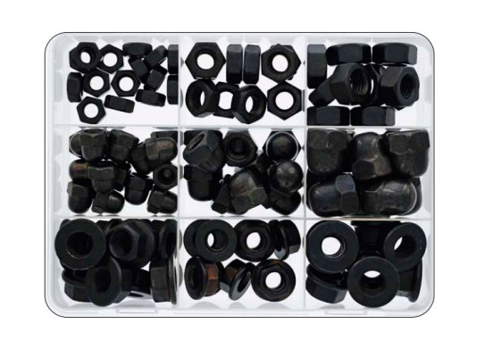 Kit IV Arandelas Negras 90 piezas
