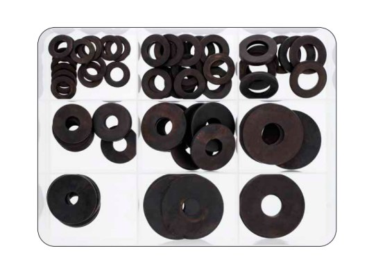 Kit II Arandelas Negras 100 piezas