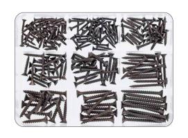 Marinetech Kit Tornillos Philips Cabeza Redonda 200 piezas Negro 9047