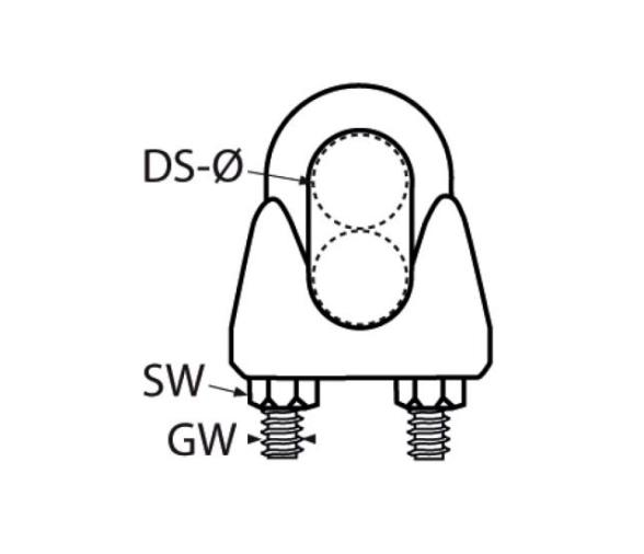 Marinetech Prensacables para Cable de Acero