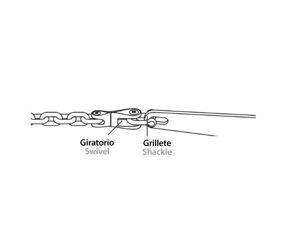 Maxwell Conector Ancla-Cadena