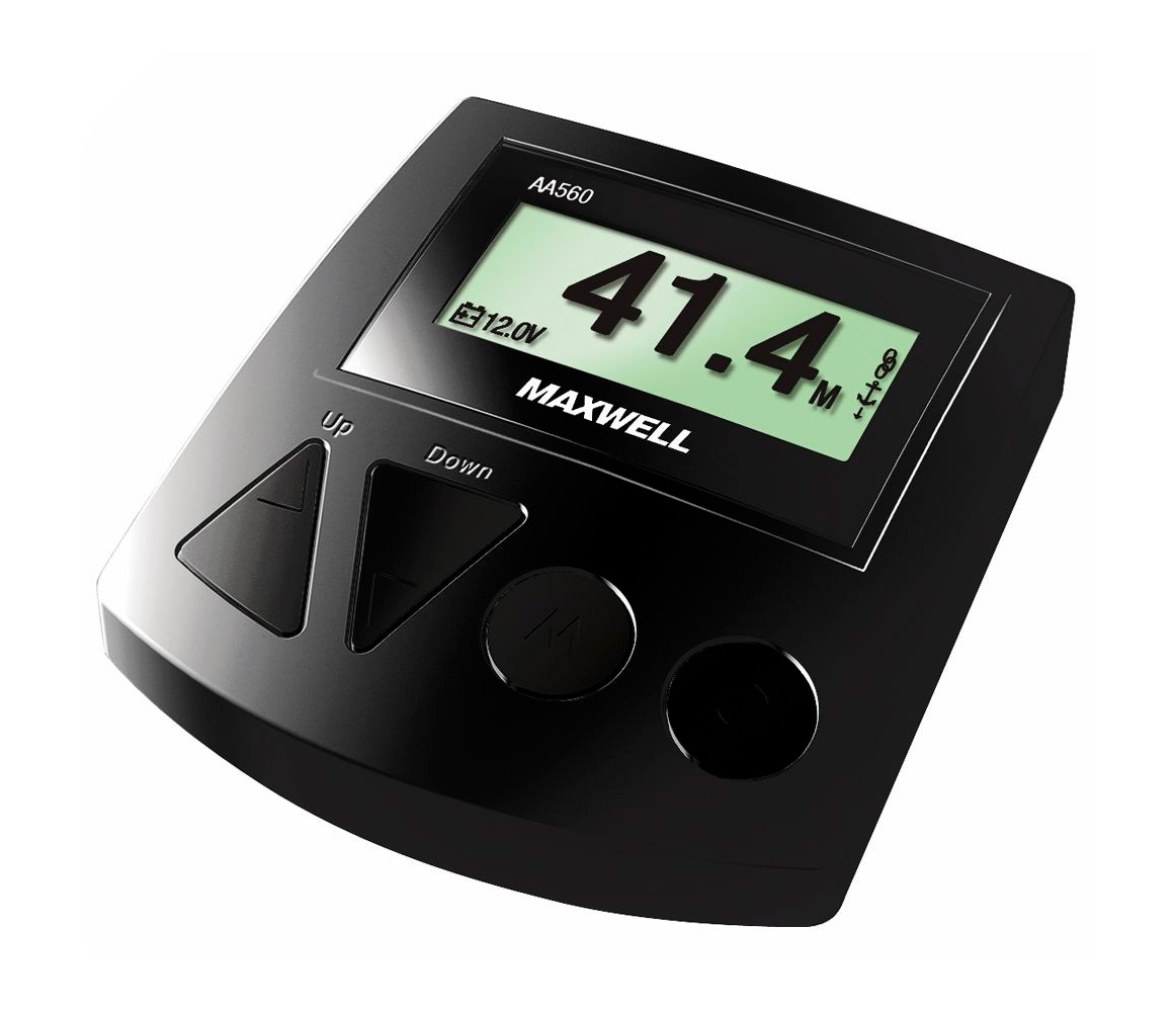 Maxwell AA560 Controlador de Molinete Montado en Panel y Contador de Cadena