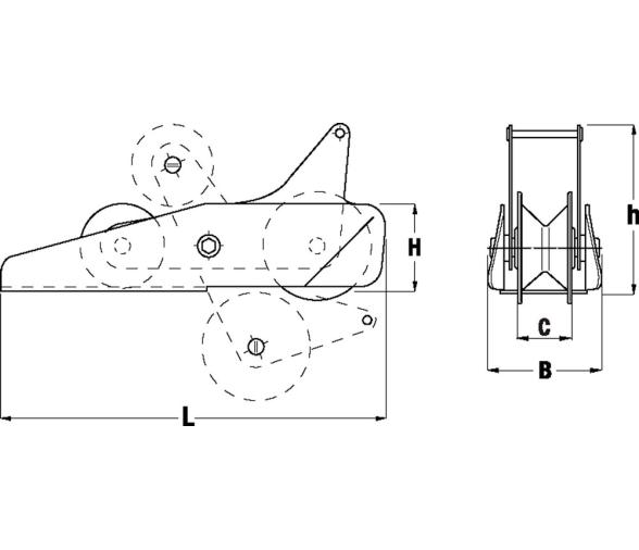 Maxwell Cojinete de Ancla Basculante