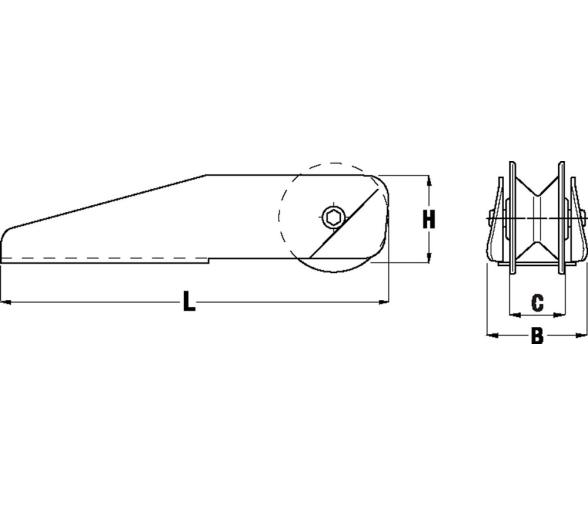 Maxwell Cojinete de Ancla Fijo