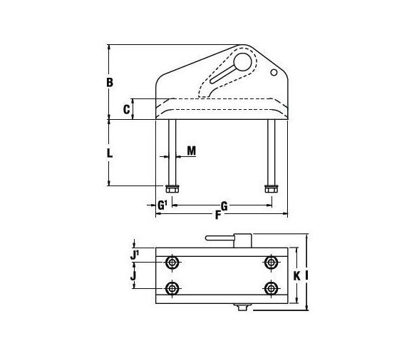 Maxwell Tope de Cadena con Palanca