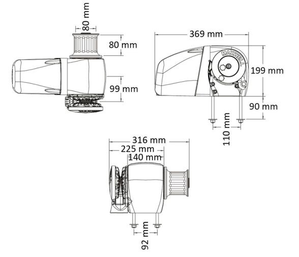 Maxwell Molinete Horizontal HRC10-8
