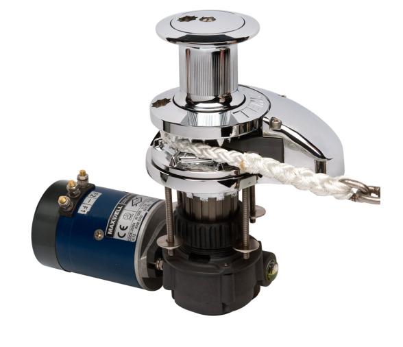 Maxwell Molinete Vertical RC10 Cadena 8 mm Barbotén y Tambor